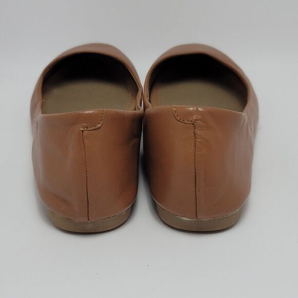 Steven Madden P-Heaven Womens Brown Solid Leather Slip On Ballet Flats Size 8.5 - Picture 3 of 11